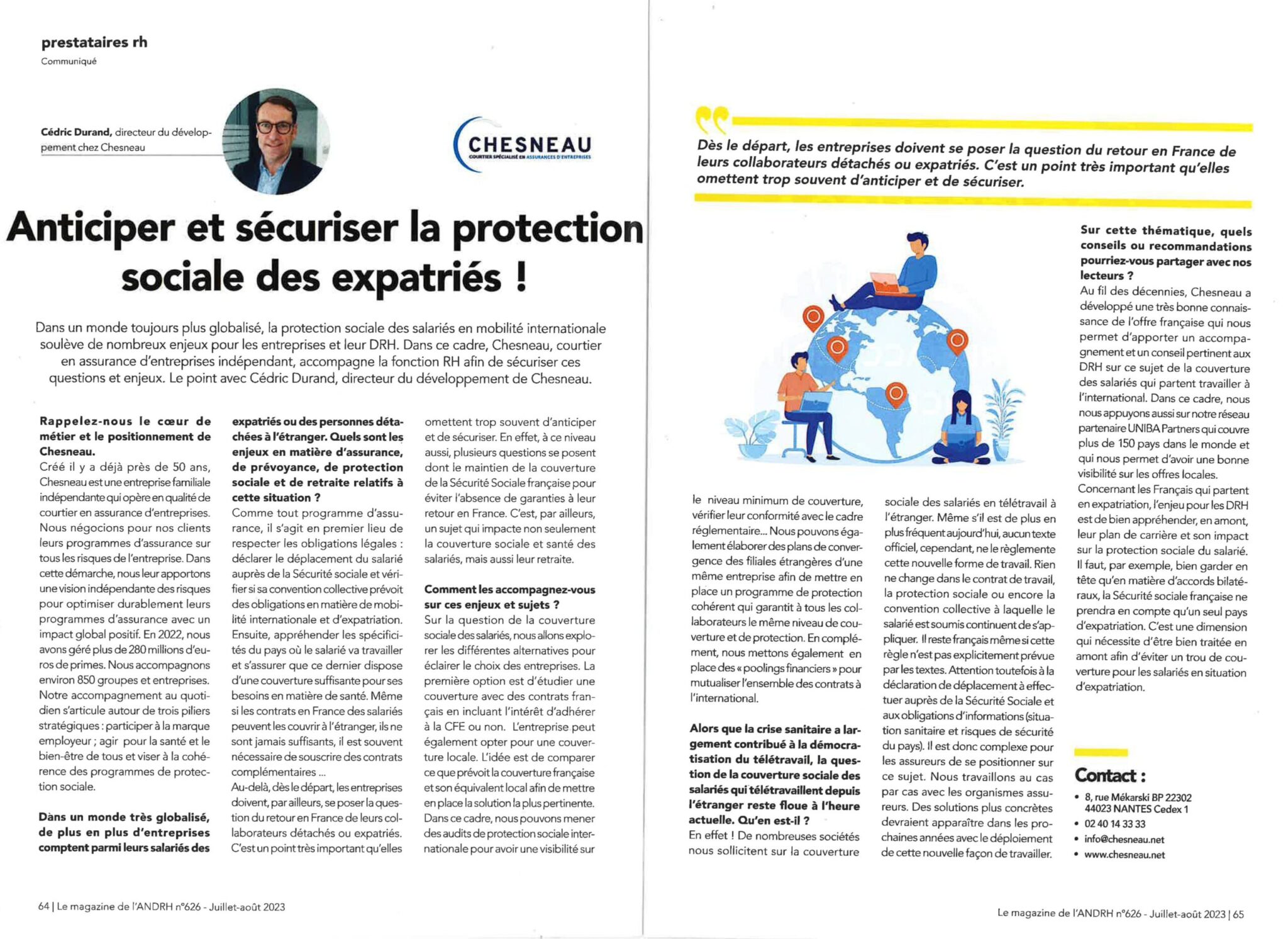 Anticiper et sécuriser la protection sociale des expatriés !